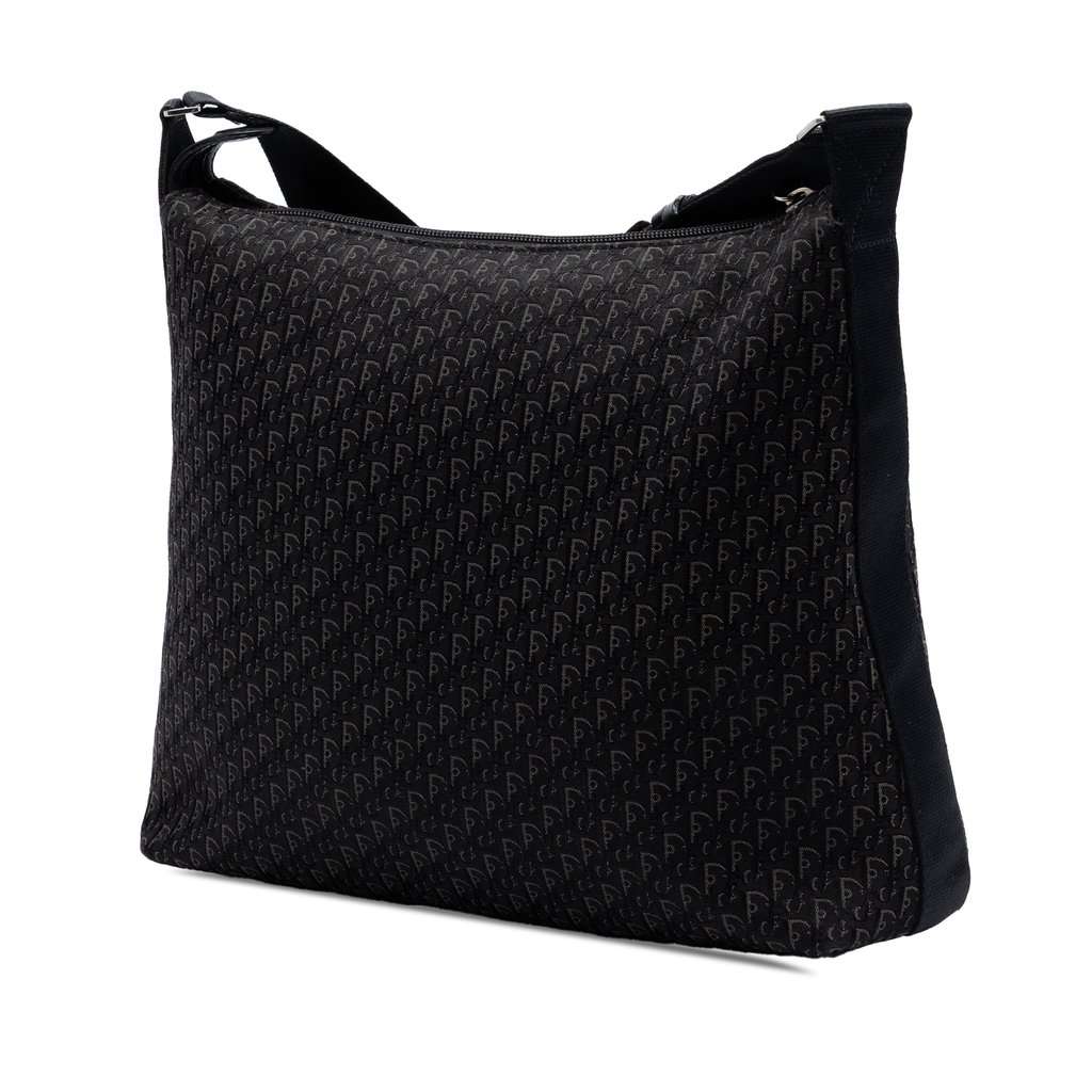 Dior Diorissimo Trotter Canvas Crossbody Black Very good condition - Back View