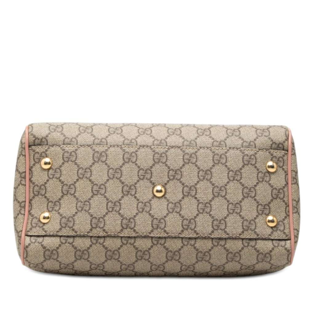 Gucci Limited Edition Small GG Supreme Boston Bag Beige Very good condition - Inside View