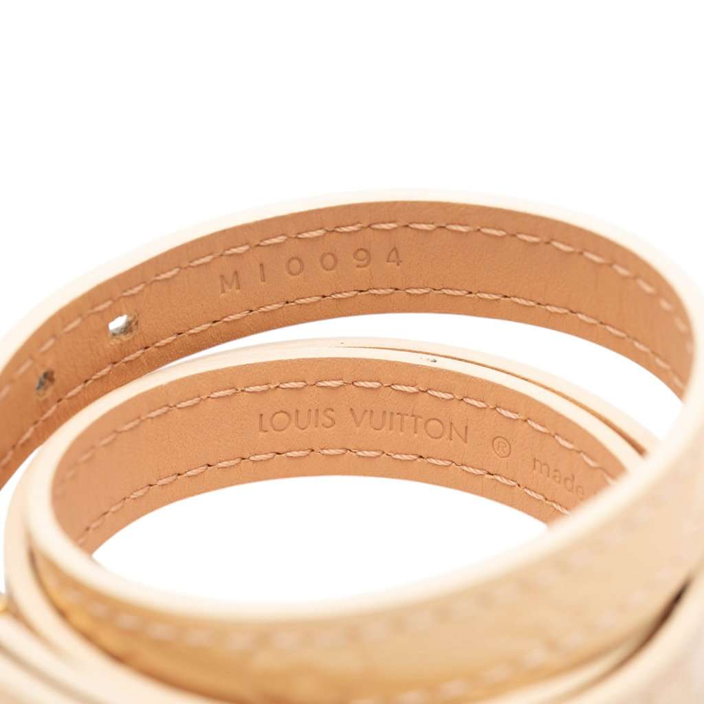 Louis Vuitton Monogram Vernis Triple Tour Wrap Bracelet Brown Leather Very good - Box View
