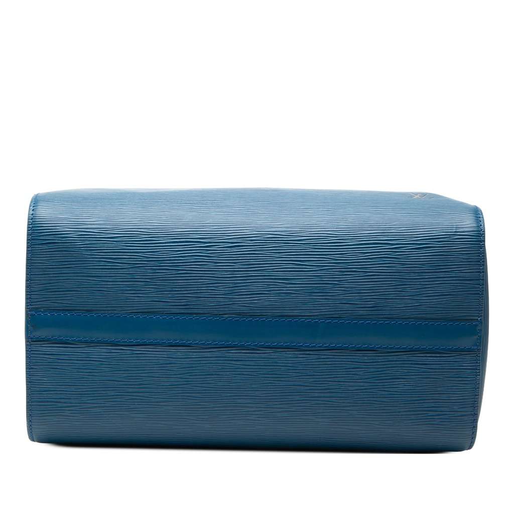 Louis Vuitton Epi Speedy 30 Blue Leather Very good - Inside View