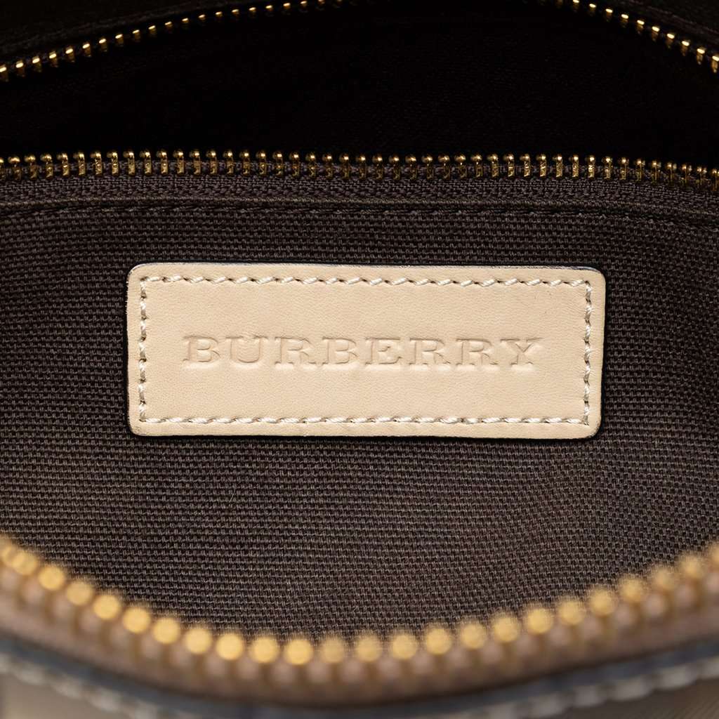 Burberry Small Smoke Check Coated Canvas Salisbury Tote Grey Very good condition - Box View
