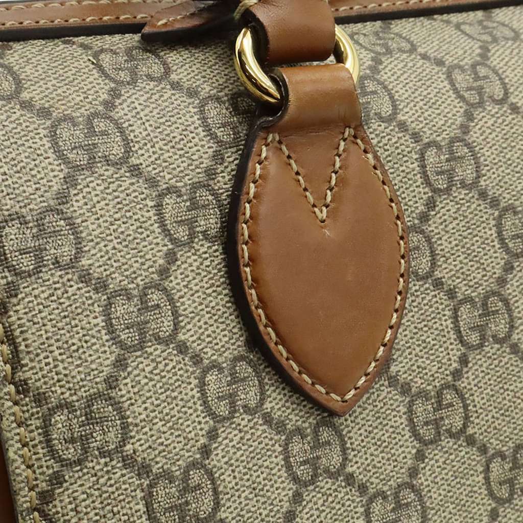 Gucci Small GG Supreme Boston Bag Beige Very good condition - Box View