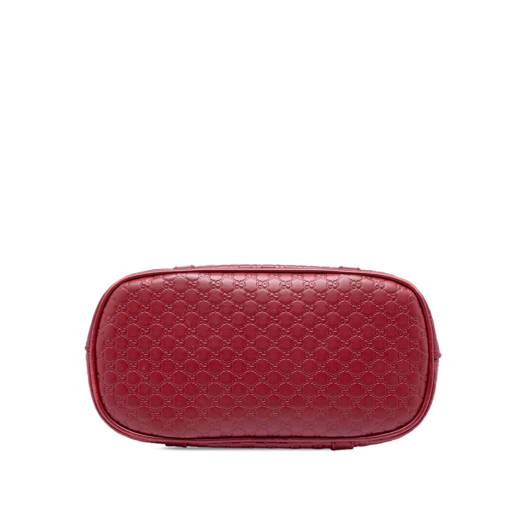 Gucci Mini Microguccissima Dome Satchel Red Leather Very good condition - Inside View
