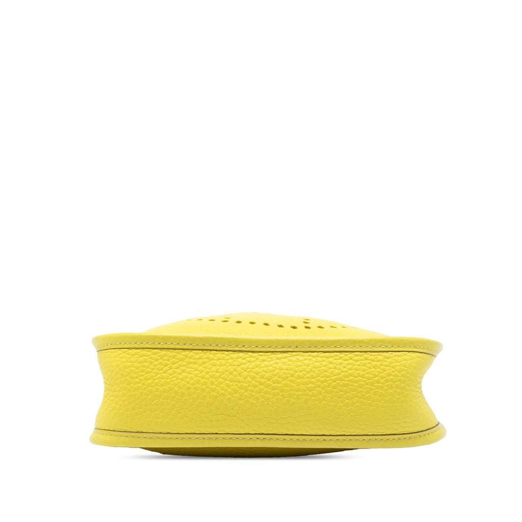 Hermès Clemence Evelyne I TPM Yellow Leather Very good condition - Inside View