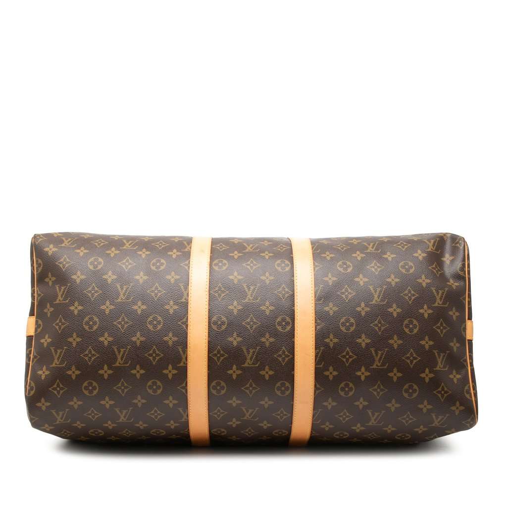 Louis Vuitton Monogram Keepall Bandouliere 55 Brown Very good - Inside View