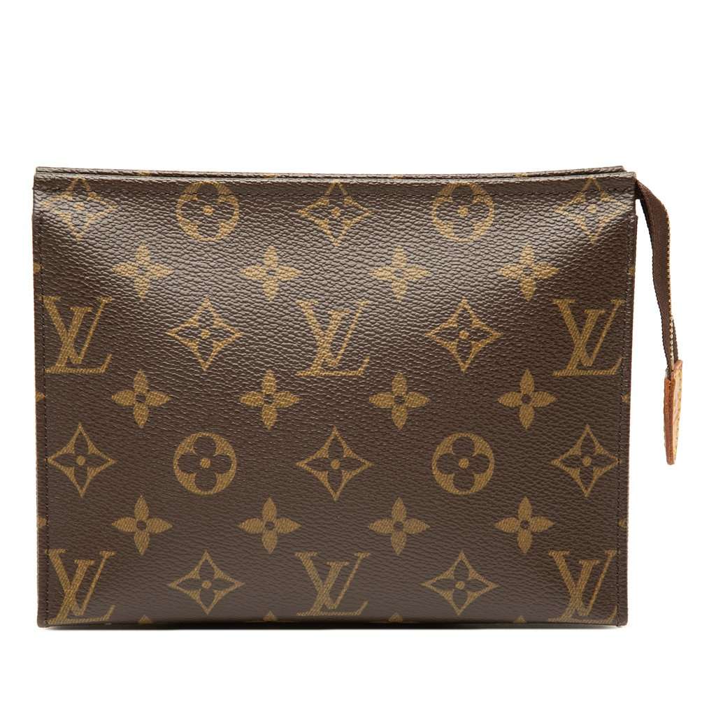 Louis Vuitton Monogram Toiletry Pouch 19 Brown Very good - Front View
