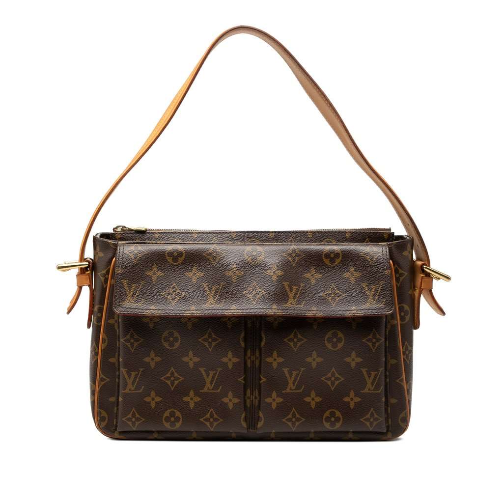 Louis Vuitton Monogram Viva Cite GM Brown Very good - Front View