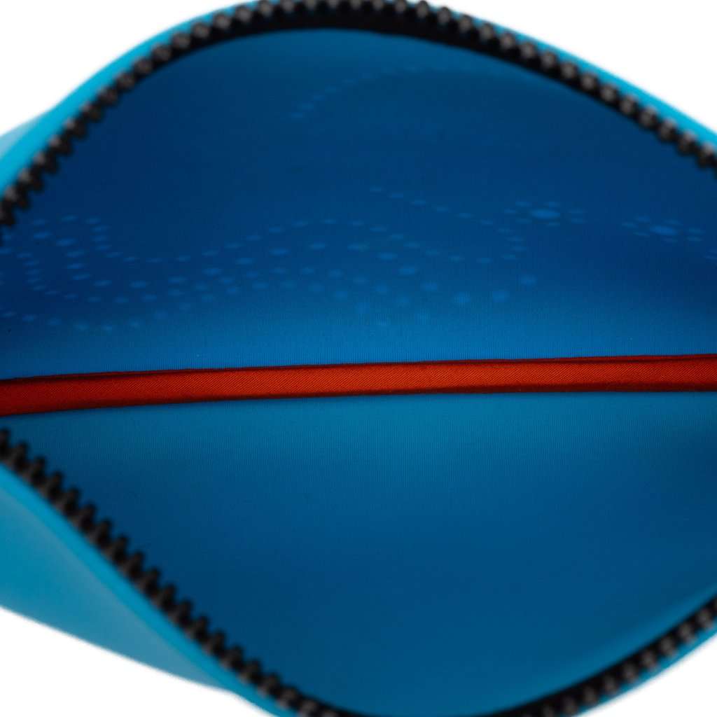 Hermès Small Perforated Nylon Neobain Poulpe Fiction Case Blue Very good - Model View
