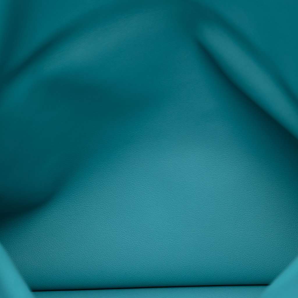 Hermès Evercolor Pliplat Clutch Blue Leather Very good condition - Model View