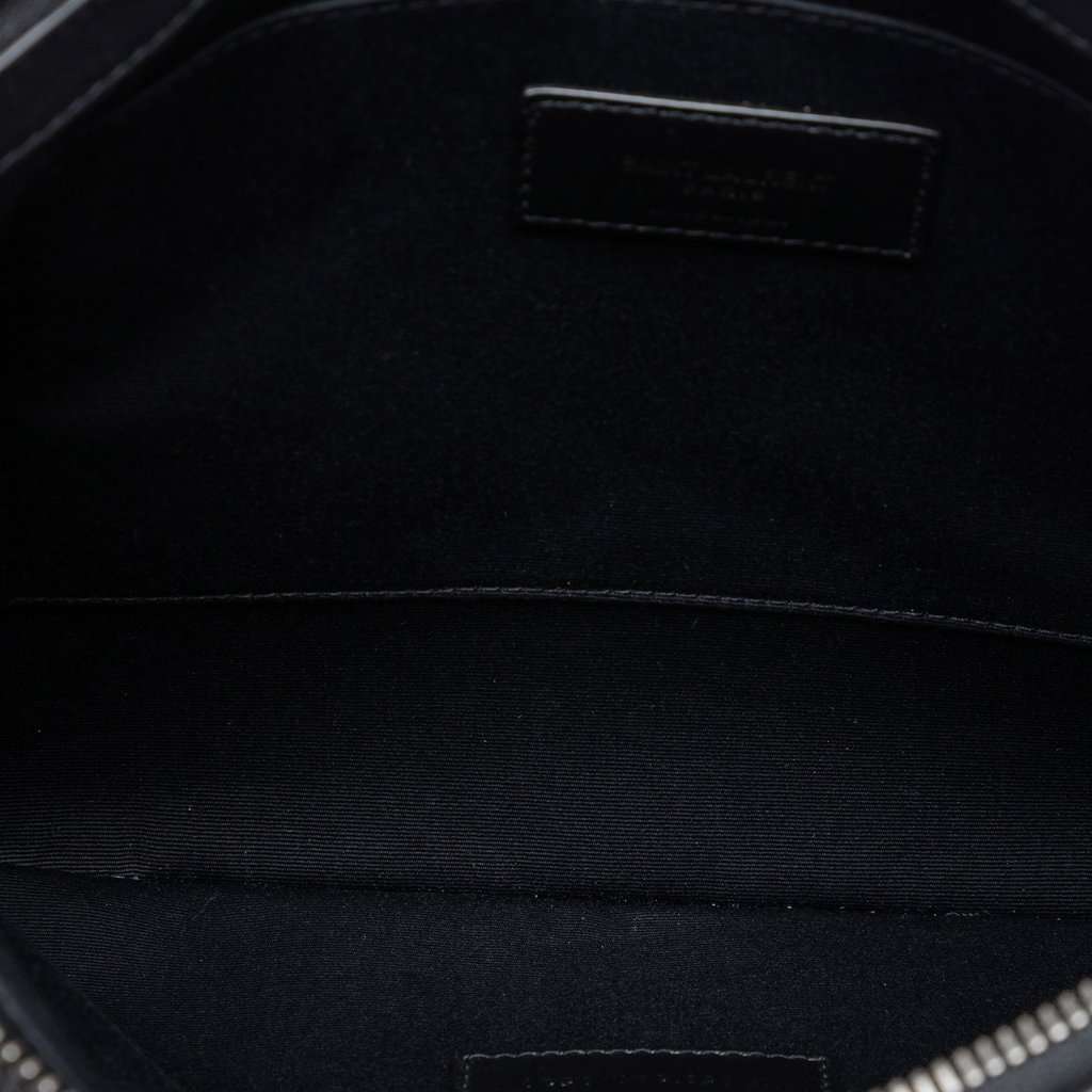 Saint Laurent Canvas Rive Gauche Clutch Black Very good condition - Model View