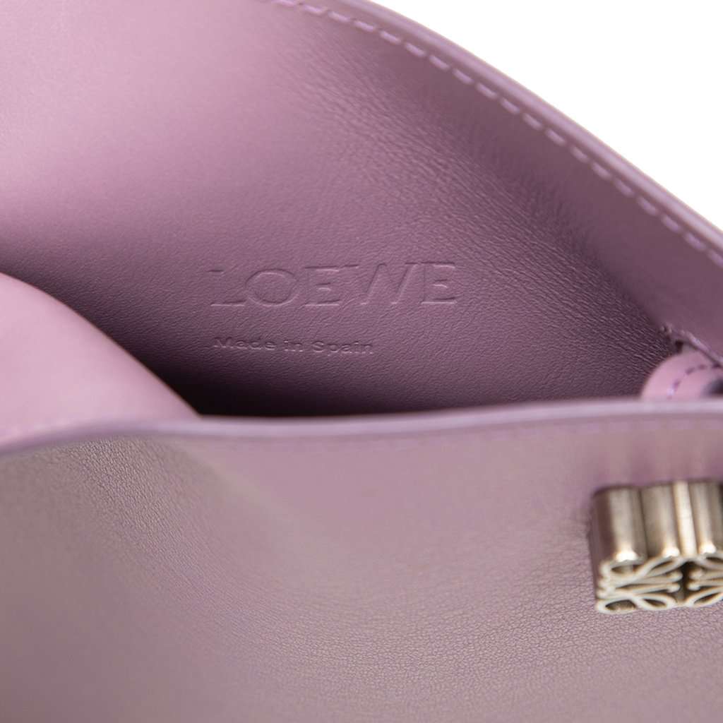 LOEWE Calfskin Dice Pocket Crossbody Purple Leather Very good condition - Box View