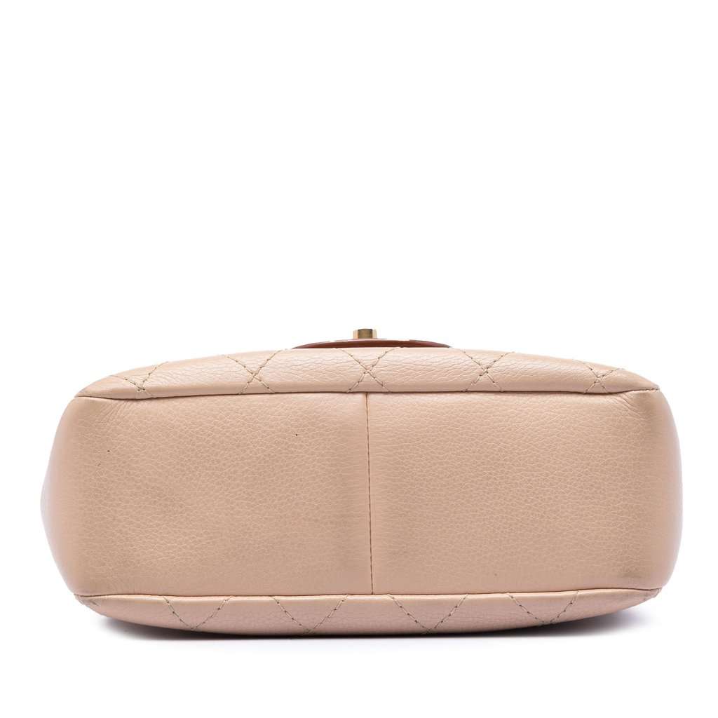 Chanel Paris-Greece Calfskin Archi Chic Flap Beige Leather Very good condition - Inside View