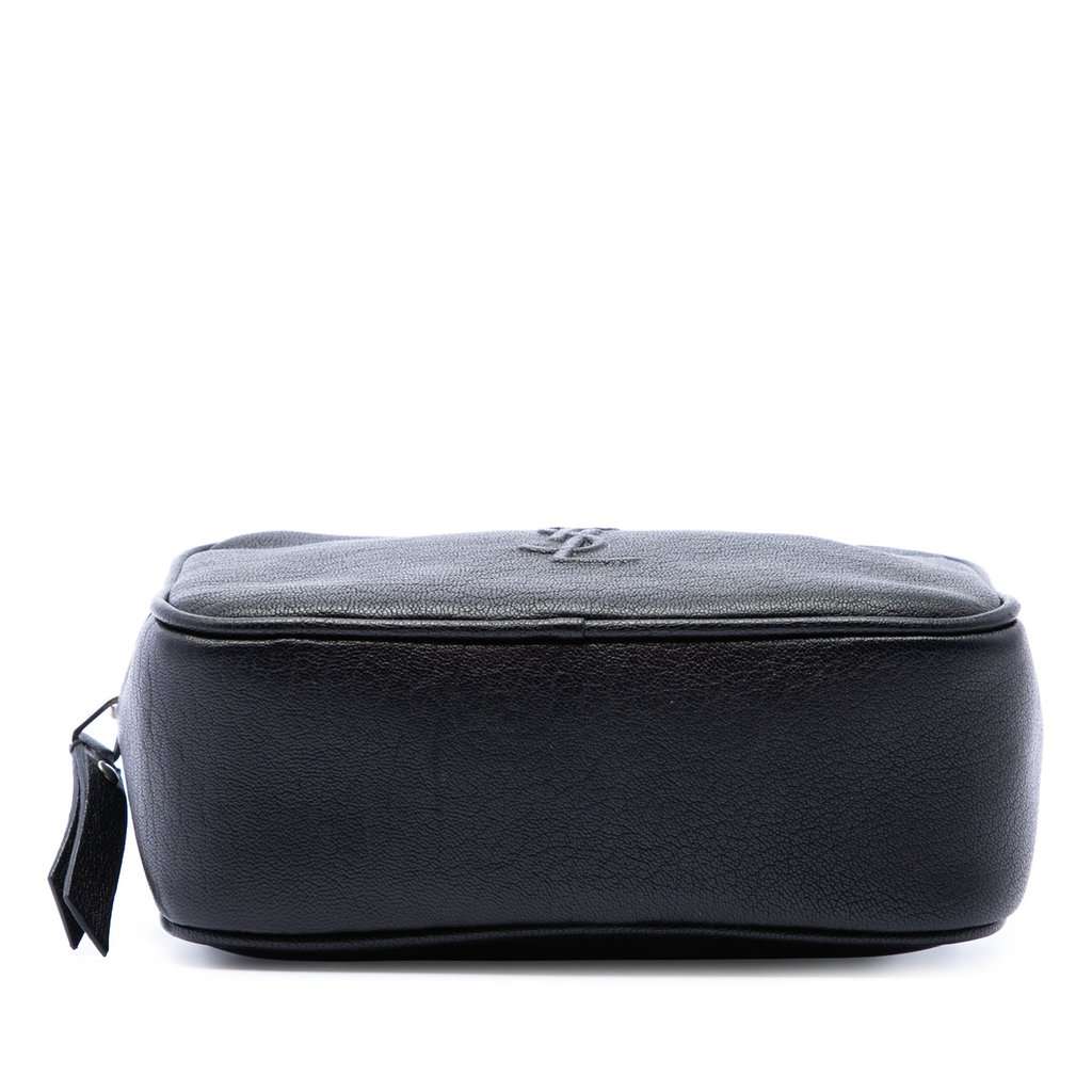 Saint Laurent Lambskin Monogram Lou Tassel Belt Bag Black Leather Very good condition - Inside View