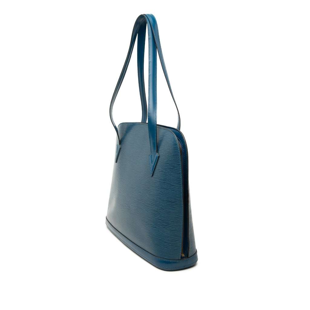 Louis Vuitton Epi Lussac Blue Leather Good - Back View