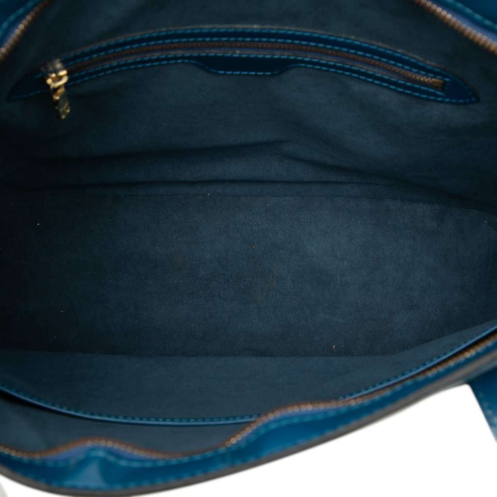 Louis Vuitton Epi Lussac Blue Leather Good - Model View