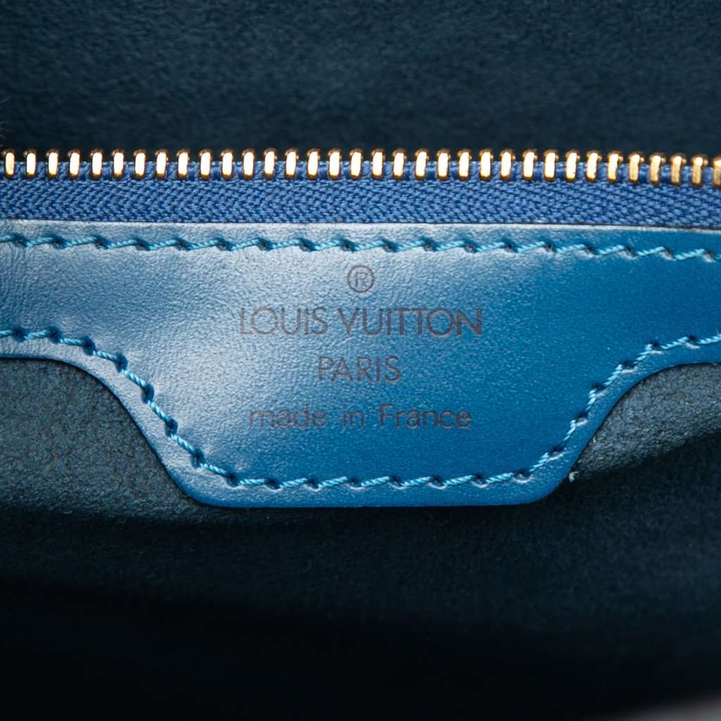 Louis Vuitton Epi Lussac Blue Leather Good - Box View