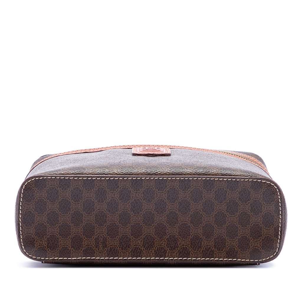 Celine Macadam Coated Canvas Vanity Bag Brown Very good condition - Inside View