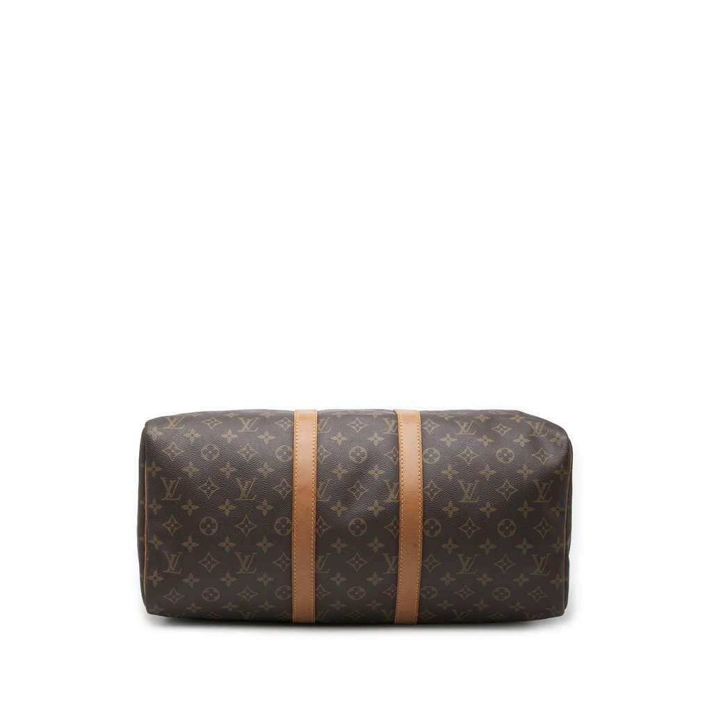 Louis Vuitton Monogram Keepall 45 Brown Good - Inside View