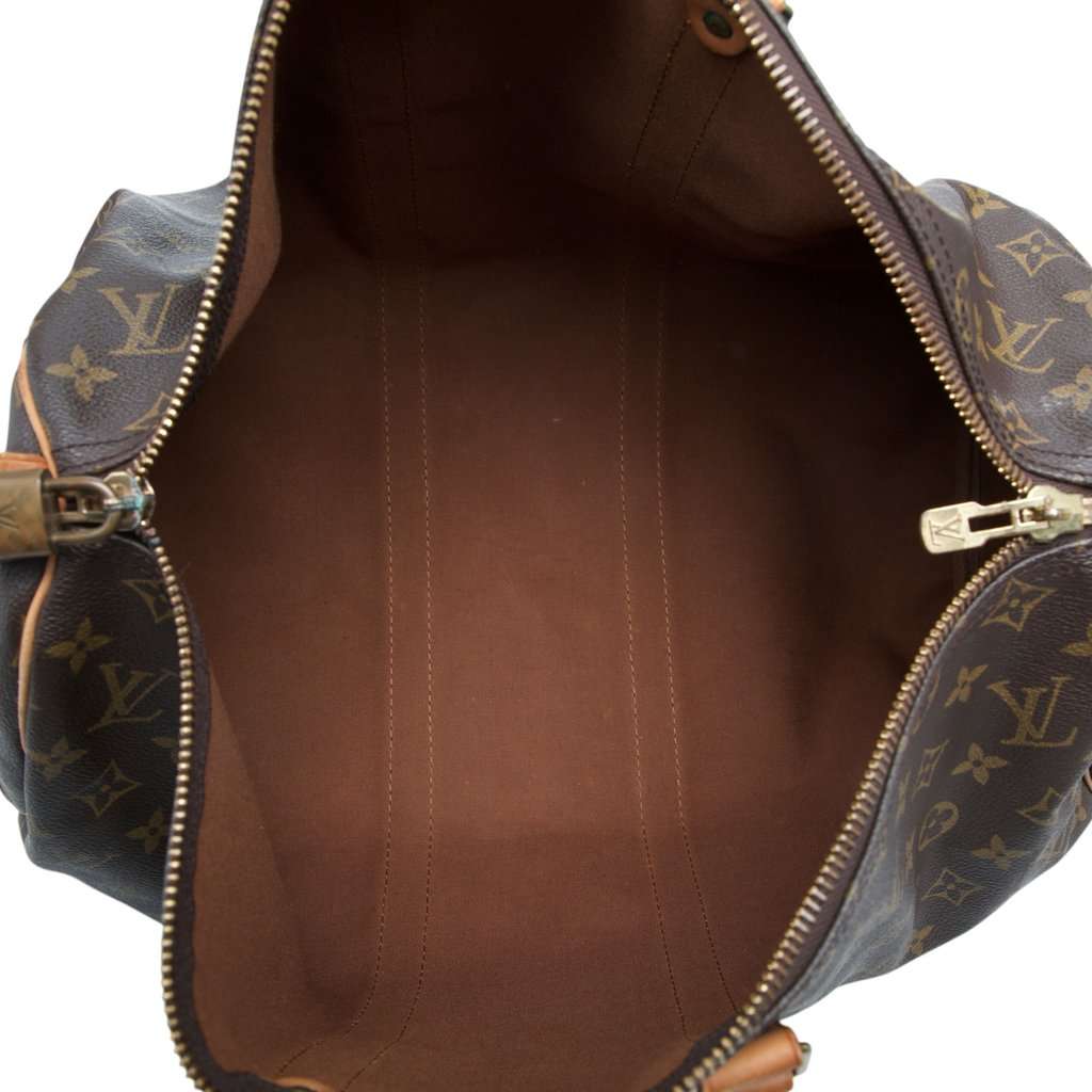 Louis Vuitton Monogram Keepall 45 Brown Good - Model View