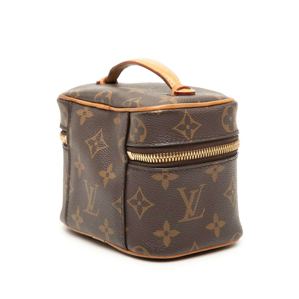 Louis Vuitton Monogram Nice Nano Vanity Case Brown Very good condition - Back View