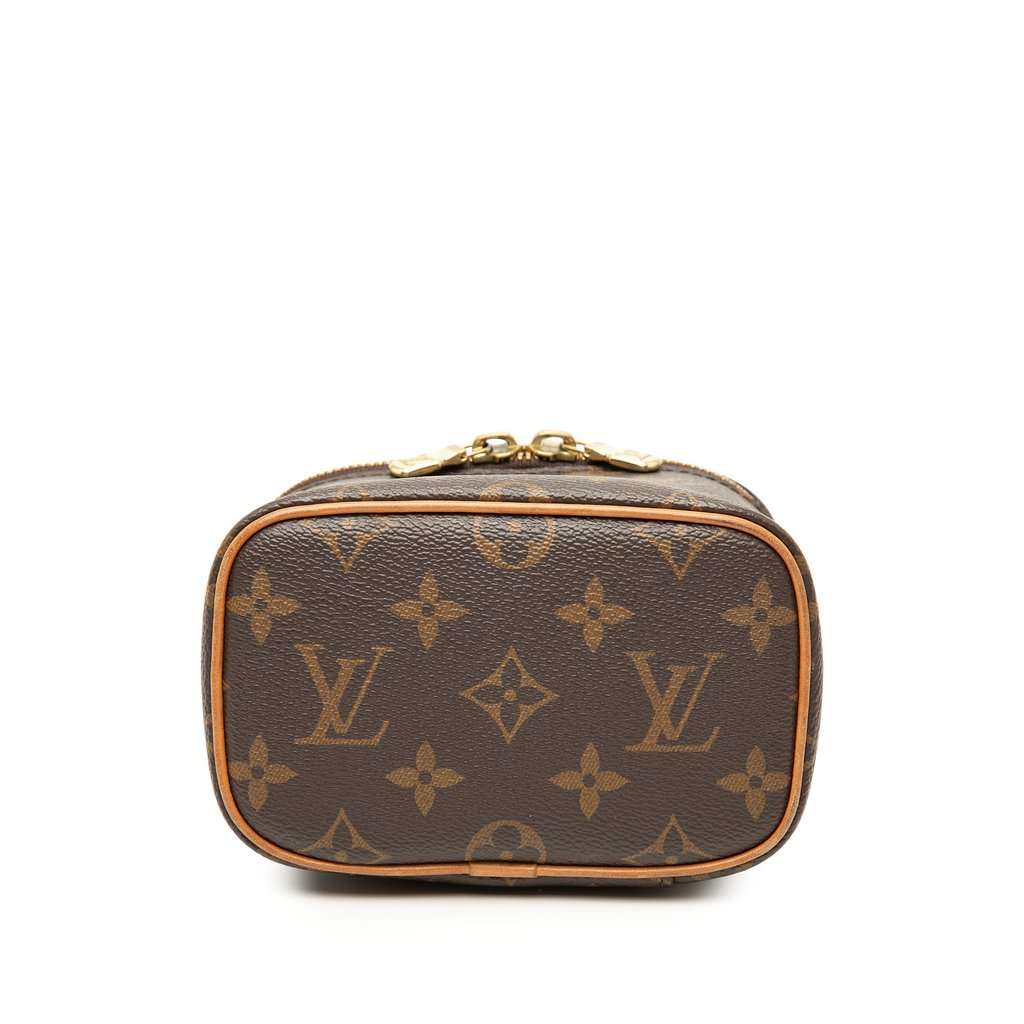 Louis Vuitton Monogram Nice Nano Vanity Case Brown Very good condition - Inside View