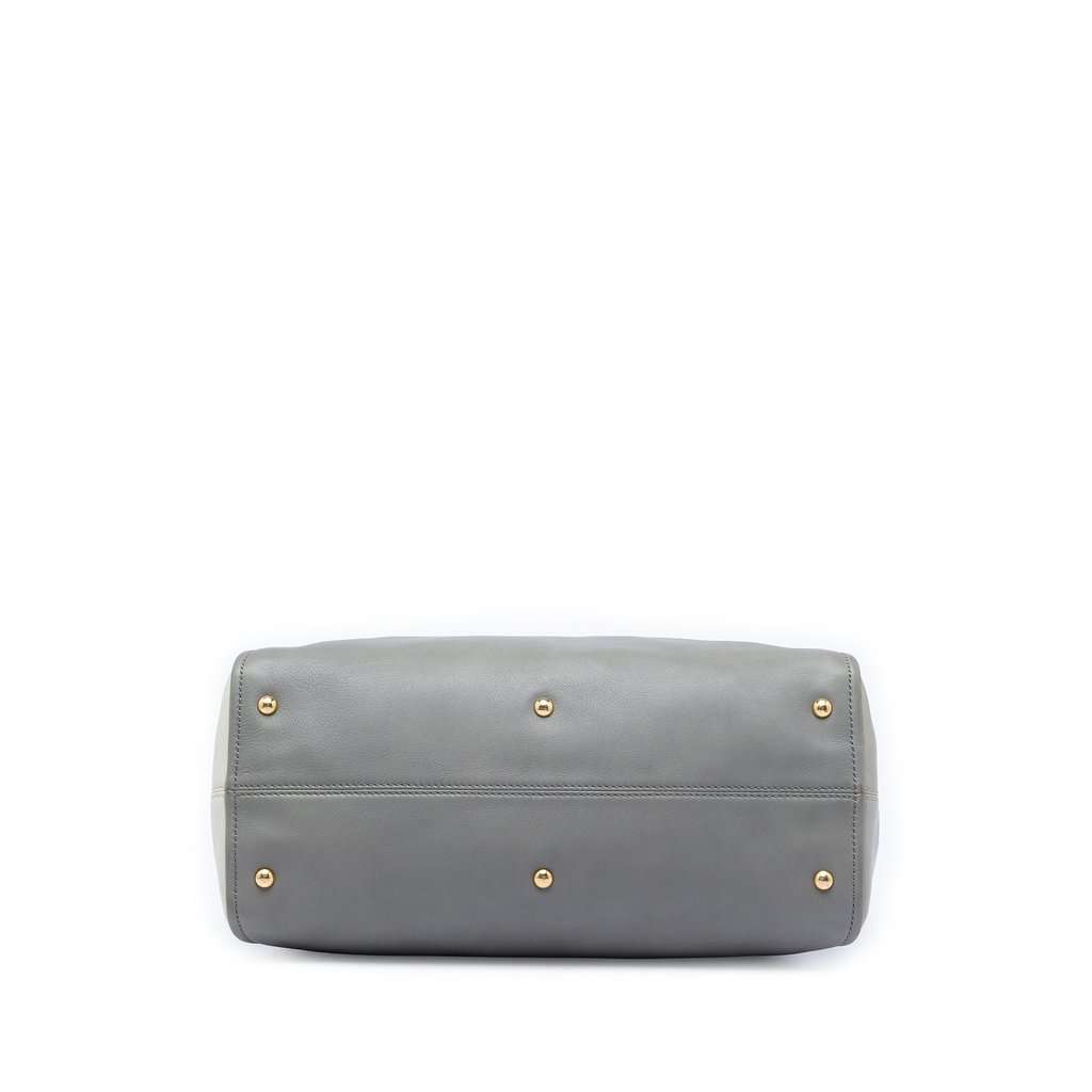 Fendi Large Leather Colorblock Chameleon Satchel MultiColor Leather Very good - Inside View