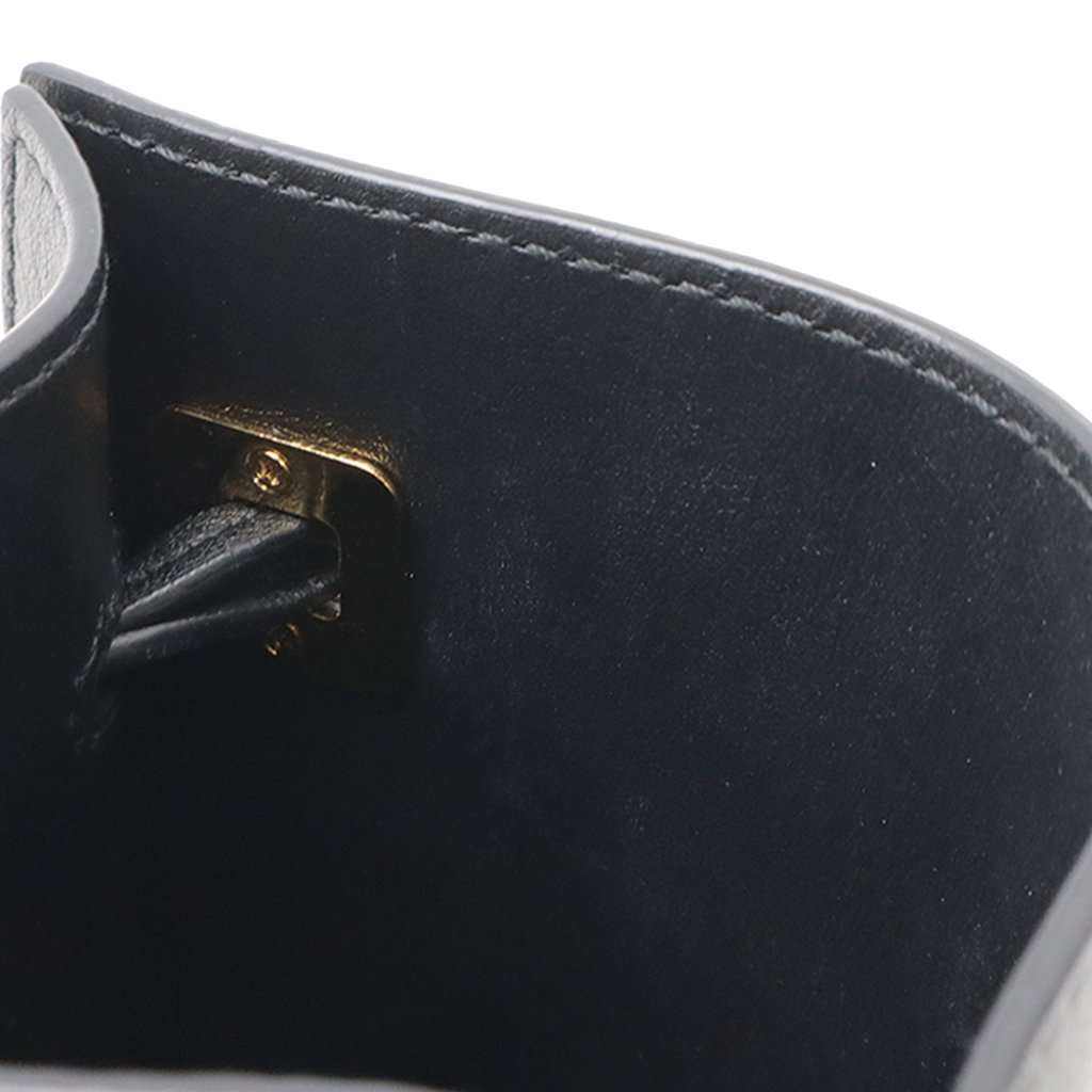 LOEWE Calfskin Dice Pocket Crossbody Black Leather Very good condition - Box View