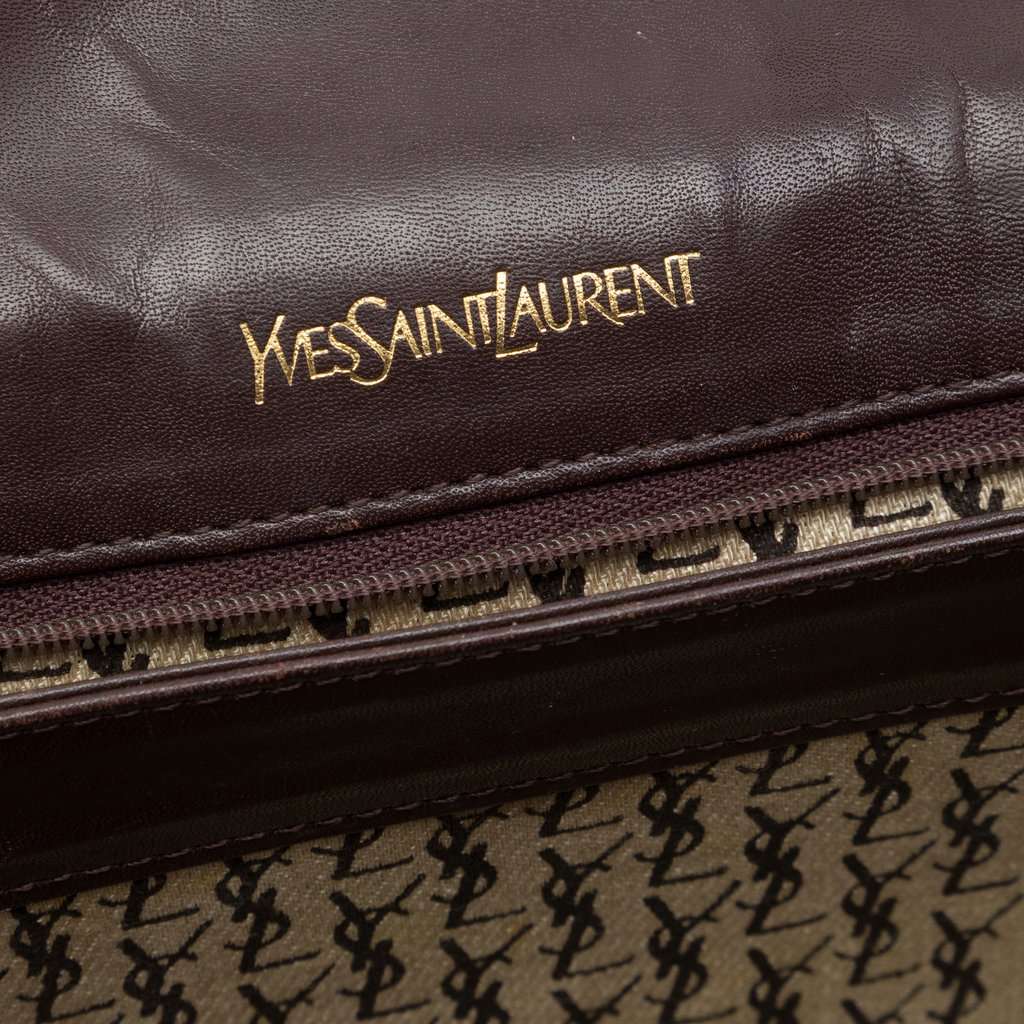 Saint Laurent Leather Crossbody Brown Leather Good - Box View