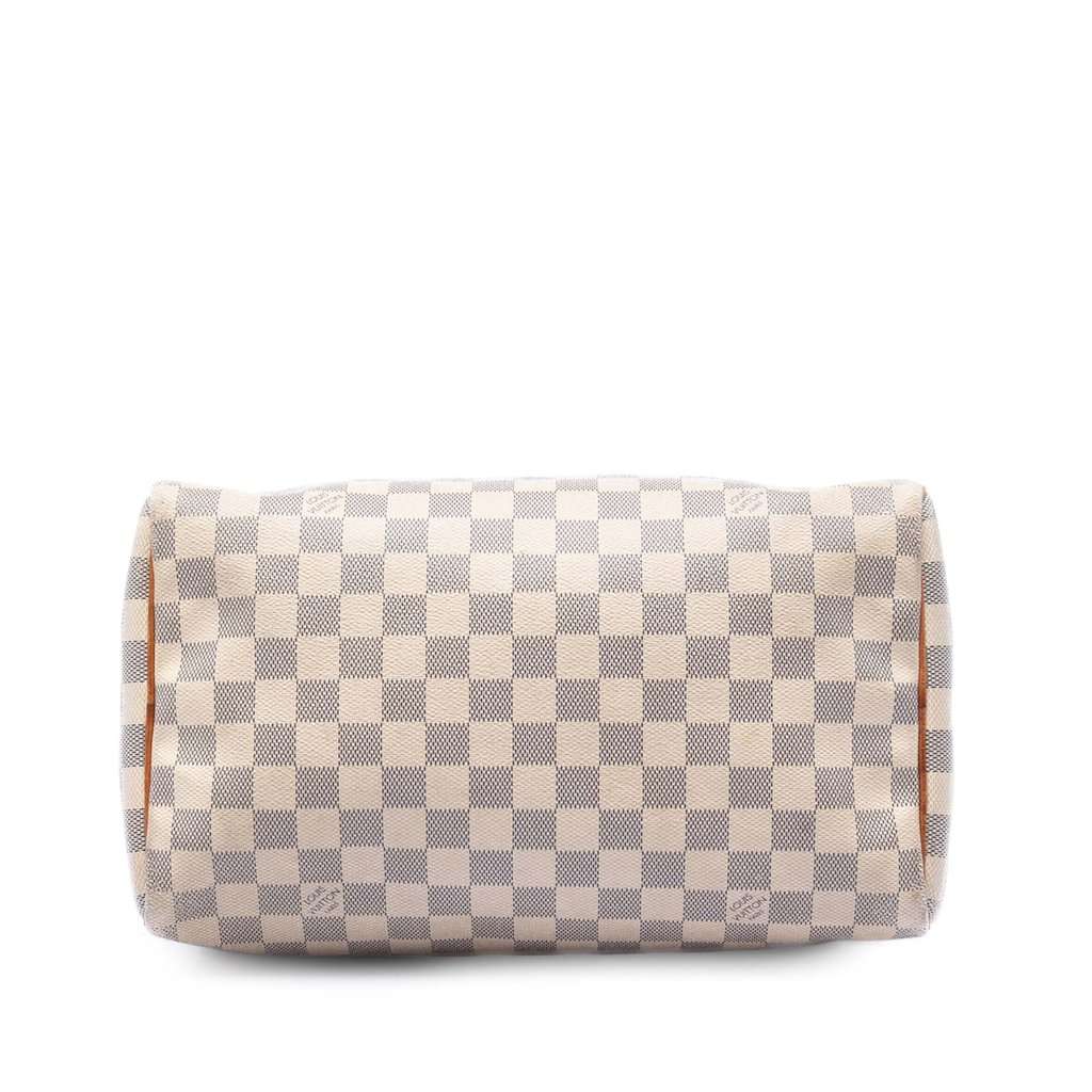 Louis Vuitton Damier Azur Speedy 30 White Very good condition - Inside View