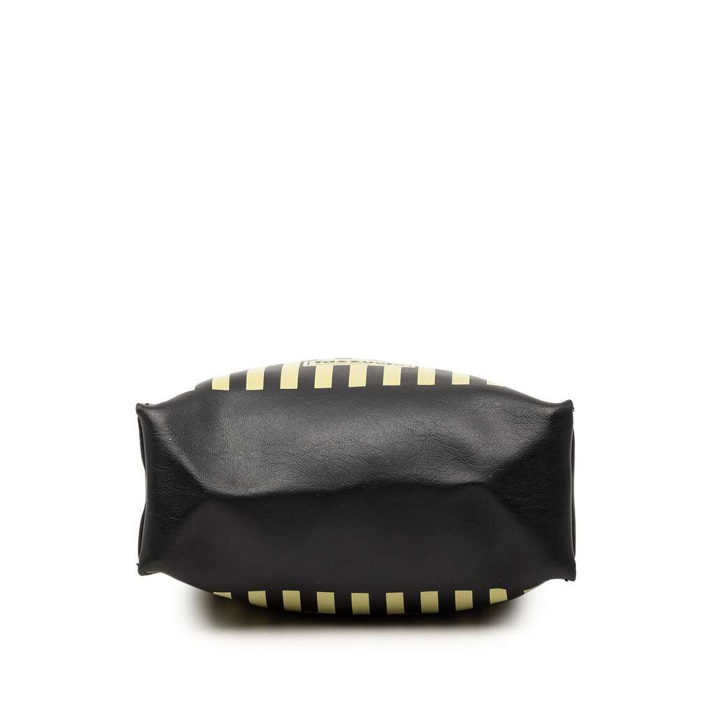 Fendi Mini Leather Fazzuolo Handbag Black Leather Very good condition - Inside View