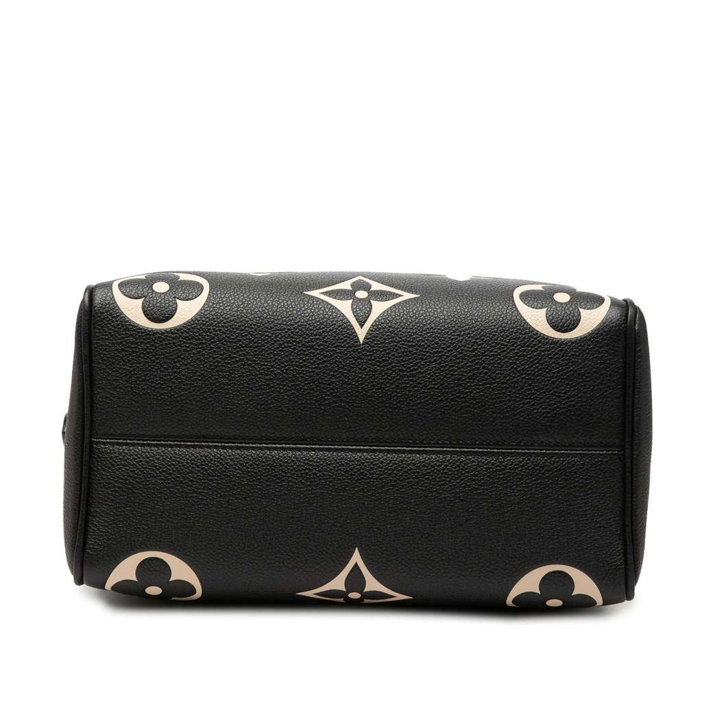 Louis Vuitton Bicolor Monogram Empreinte Giant Speedy Bandouliere 25 Black Leather Very good condition - Inside View