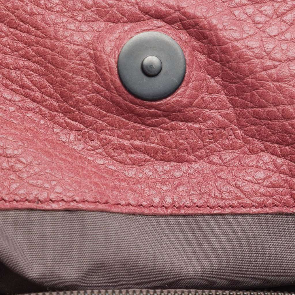 Bottega Veneta Small Nappa Intrecciato Tote Red Leather Very good condition - Box View