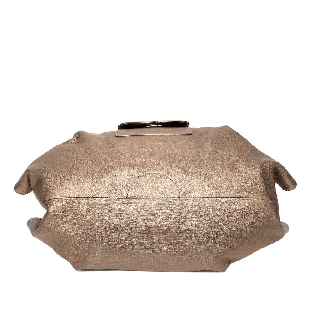 Loewe Metallic Nappa Anagram Aire Brown Leather Very good - Inside View