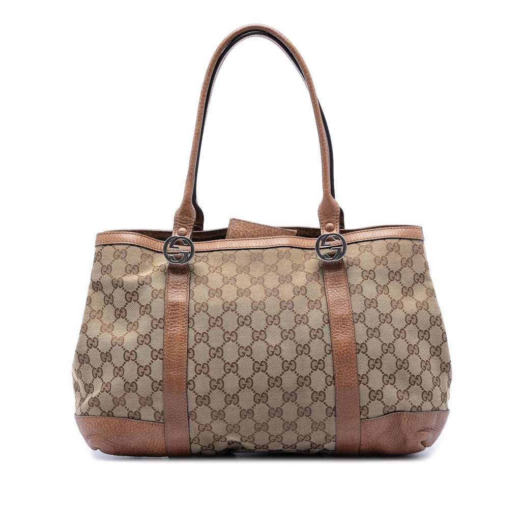 Gucci GG Canvas Miss GG Tote Beige Very good condition - Front View