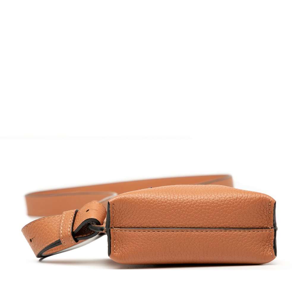 Loewe Soft Grained Calfskin Vertical T Pocket Crossbody Brown Leather Very good condition - Inside View