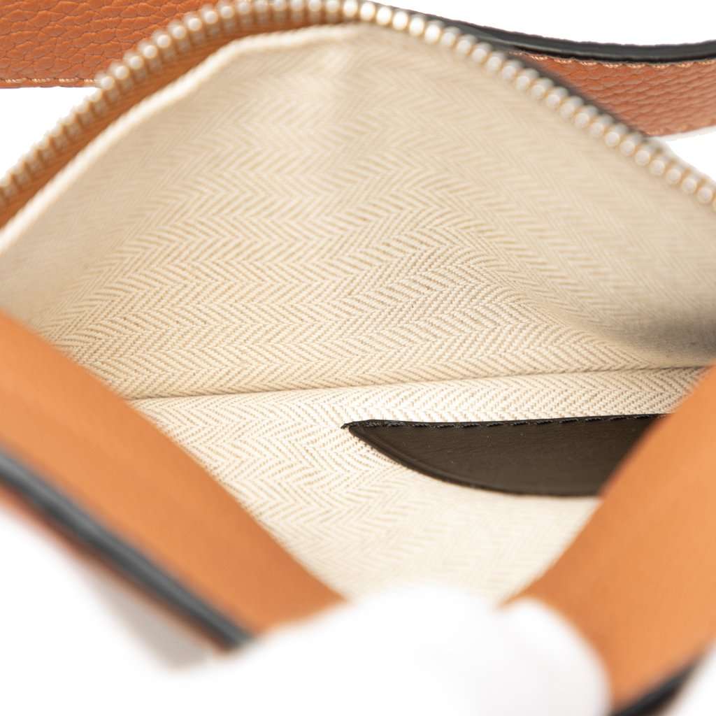 Loewe Soft Grained Calfskin Vertical T Pocket Crossbody Brown Leather Very good condition - Model View