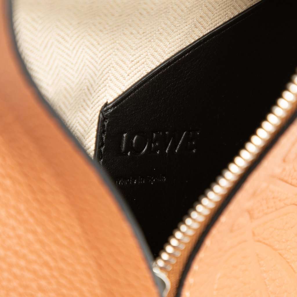 Loewe Soft Grained Calfskin Vertical T Pocket Crossbody Brown Leather Very good condition - Box View