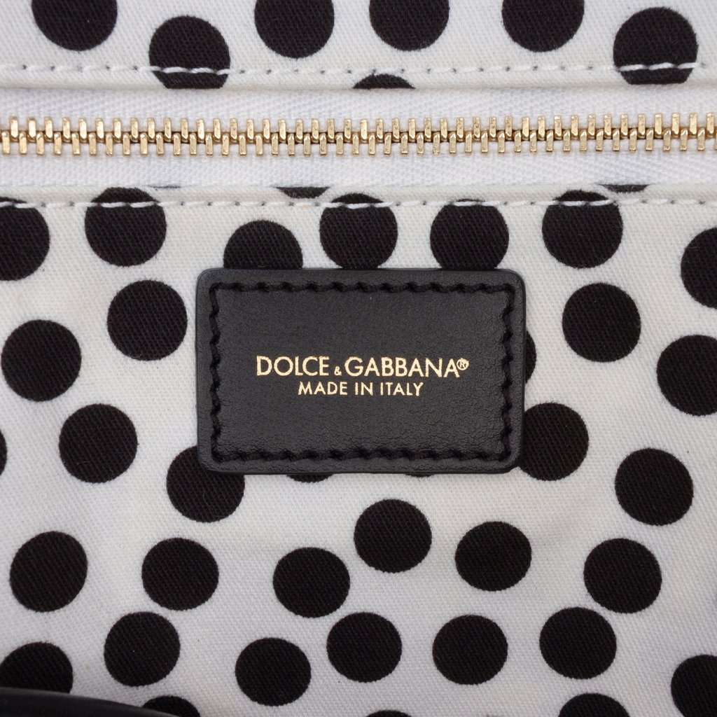 Dolce & Gabbana Canvas Floral Print Tote White Very good - Box View