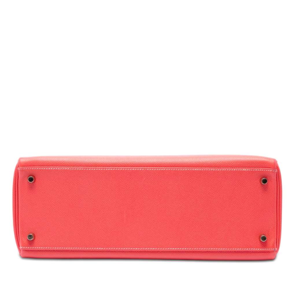 Hermès Epsom Candy Kelly II Retourne 35 Pink Leather Very good condition - Inside View