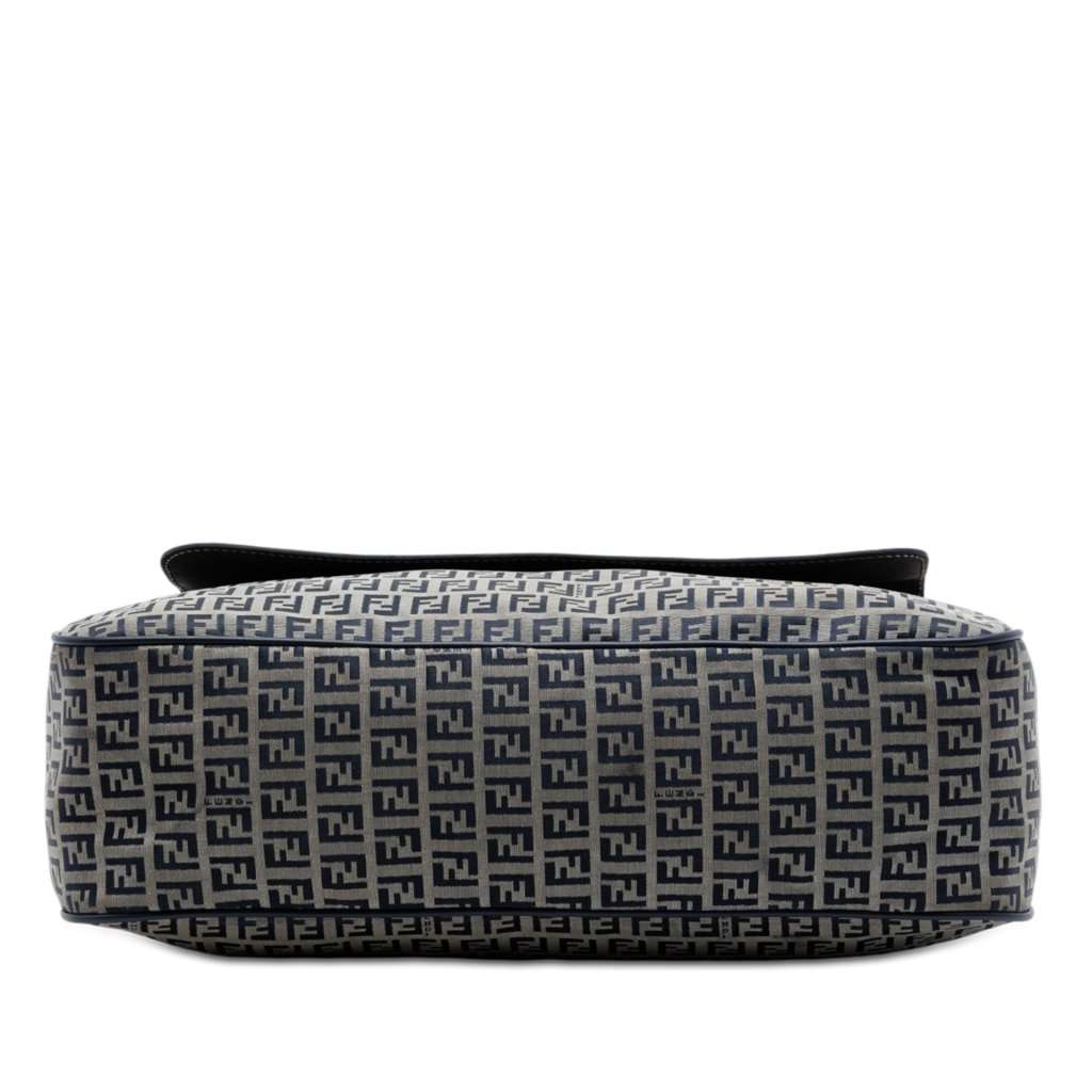 Fendi Zucchino Canvas Handbag Black Very good - Inside View