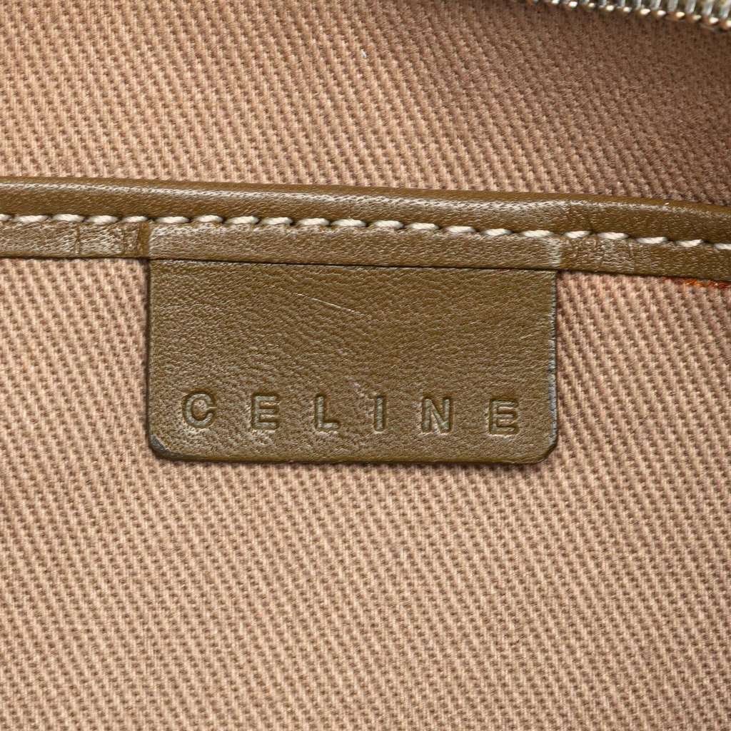 Celine C Macadam Canvas Shoulder Bag Brown Very good condition - Box View