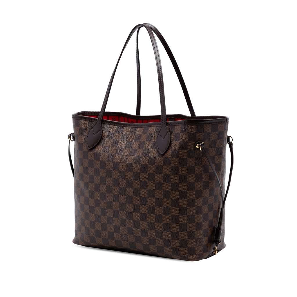 Louis Vuitton Damier Ebene Neverfull MM Brown Very good - Back View