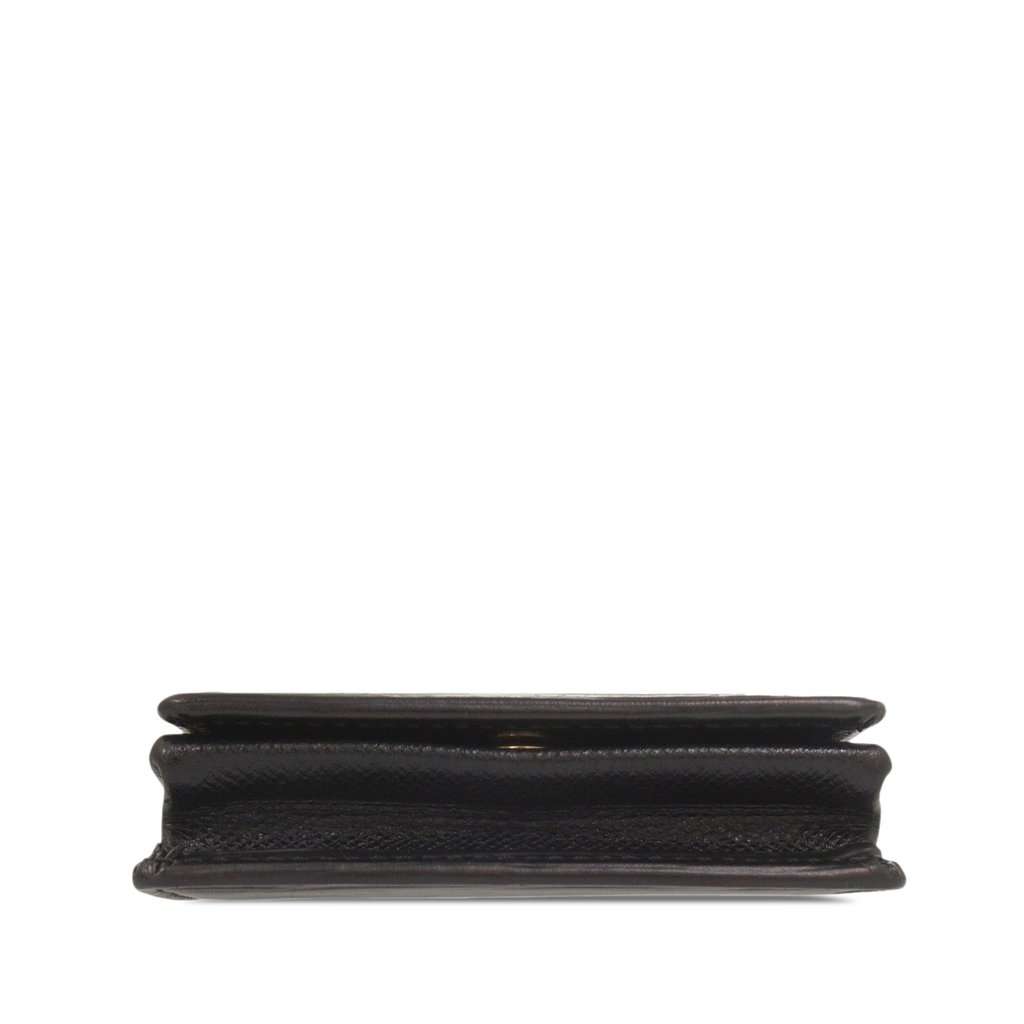 Louis Vuitton Epi Porte Monnaie Boite Coin Case Black Leather Very good - Inside View