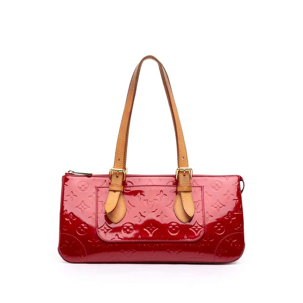 Louis Vuitton Monogram Vernis Rosewood Avenue Red Leather Good condition - Front View