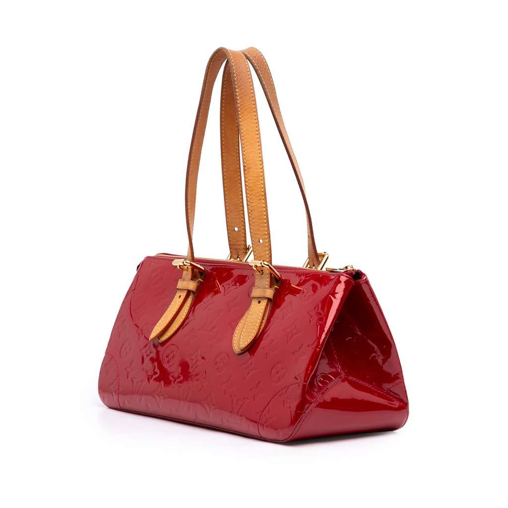 Louis Vuitton Monogram Vernis Rosewood Avenue Red Leather Good condition - Back View