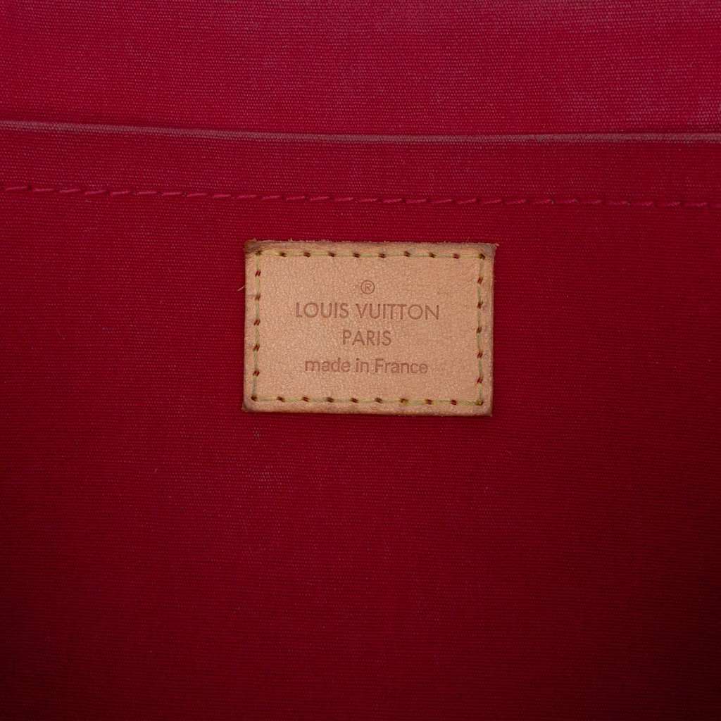 Louis Vuitton Monogram Vernis Rosewood Avenue Red Leather Good condition - Box View