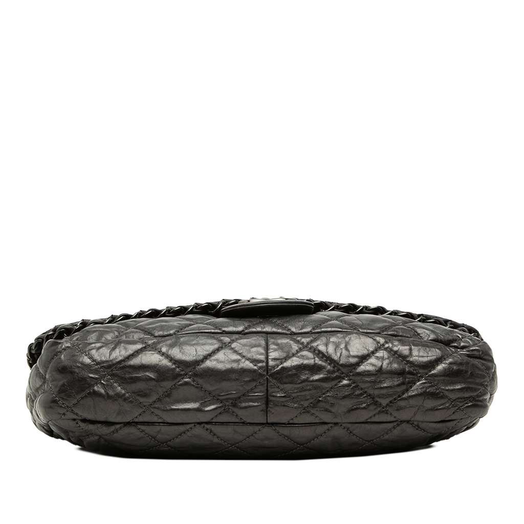 Chanel Medium Quilted Metallic Aged Calfskin Chain Me Flap MultiColor Leather Very good condition - Inside View