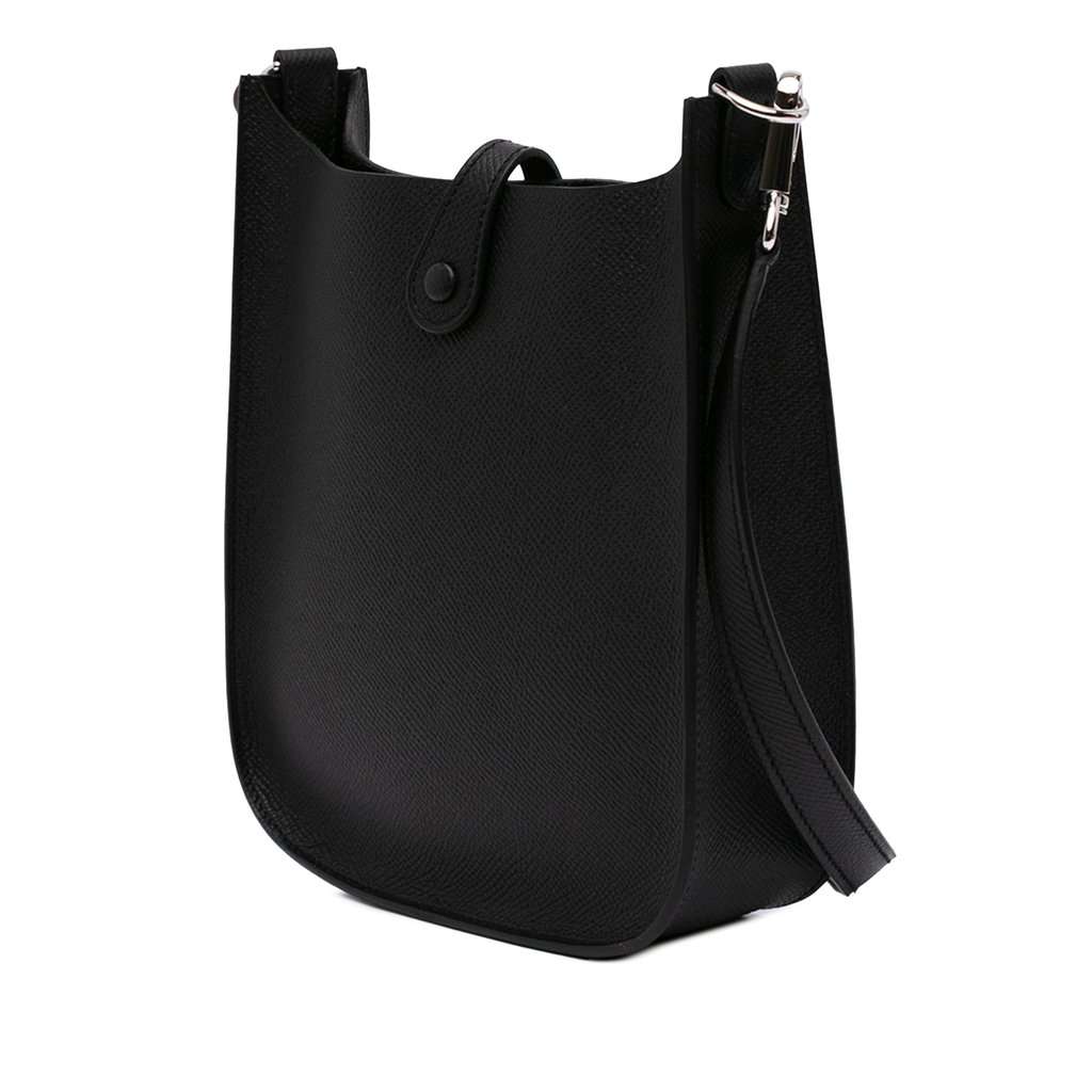 Hermès Epsom Evelyne I 16 Amazone Black Leather Never worn - Back View
