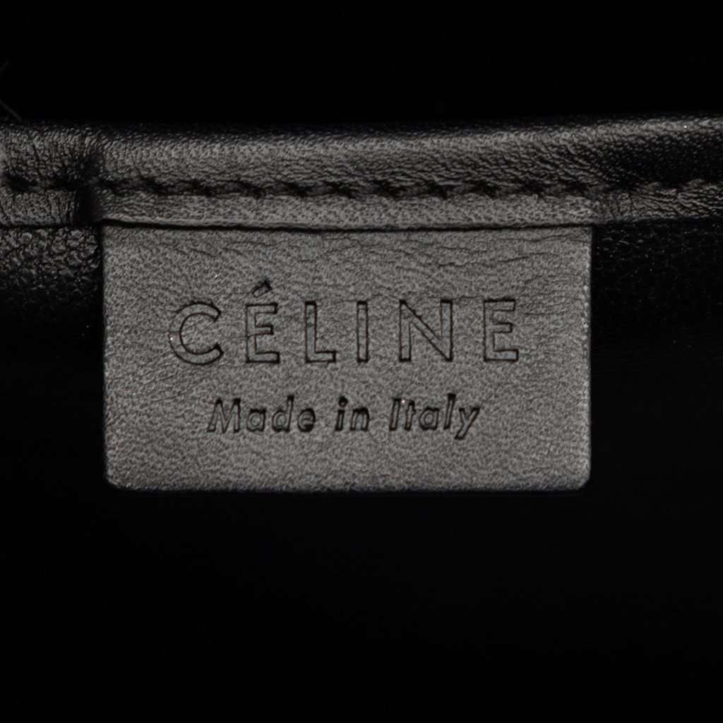 Celine Nano Tricolor Leather Luggage Tote Brown Leather Very good - Box View