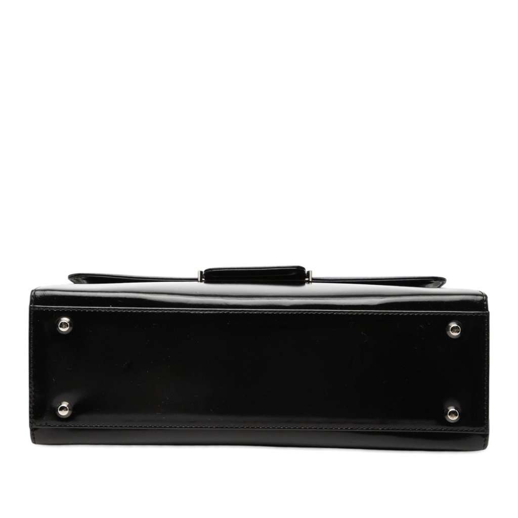 Saint Laurent Patent Shoulder Bag Black Leather Very good condition - Inside View